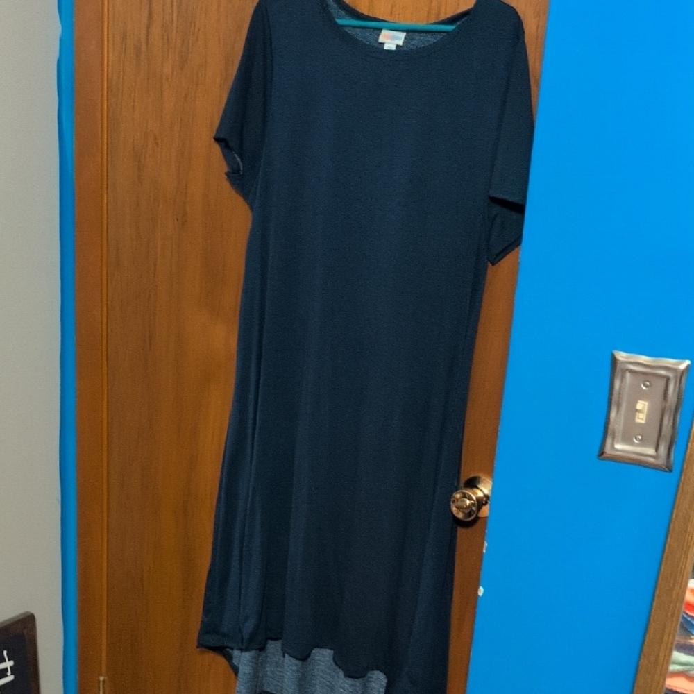 LuLaRoe Dark Teal Midi Dress